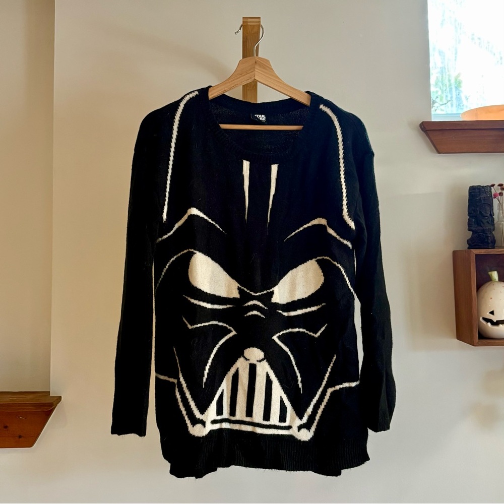 Her Universe Black and White Darth Sweater